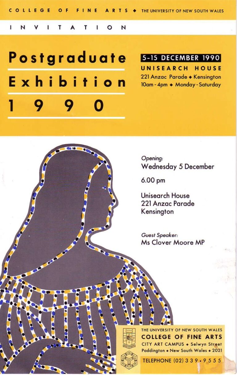 1990 Postgraduate Exhibition