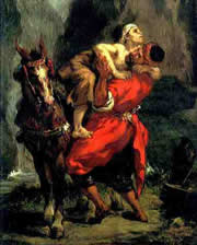 Painting - The Good Samaritan - Eugene Delacroix