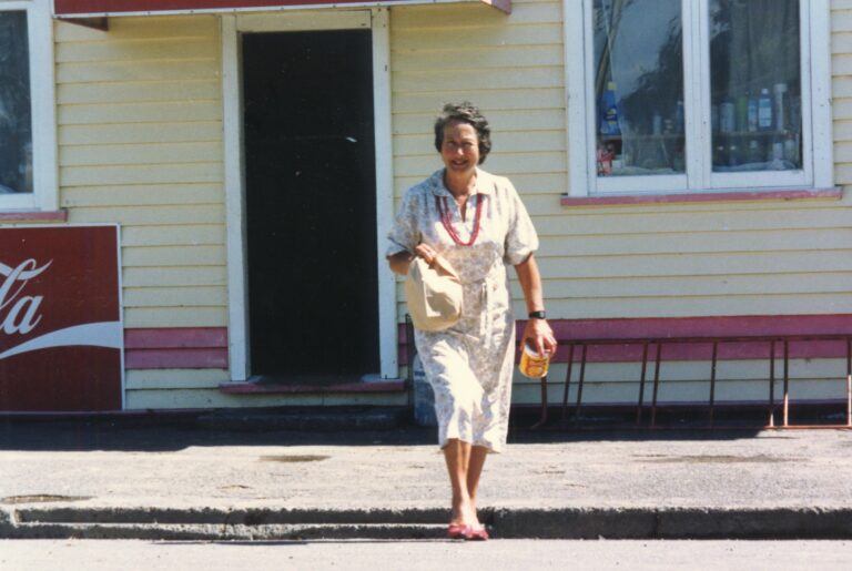 Gwitha McLean at Porangahau General Store