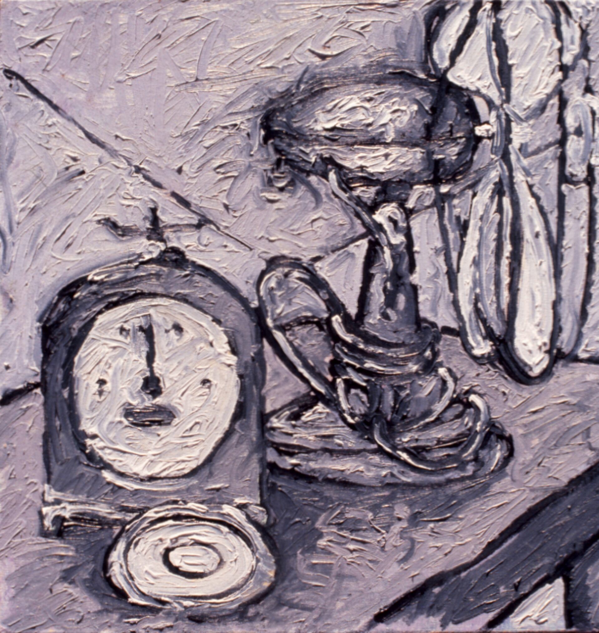 Painting of Fan and Scales