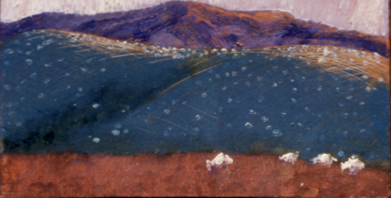 New Zealand Hills Paint Sketches