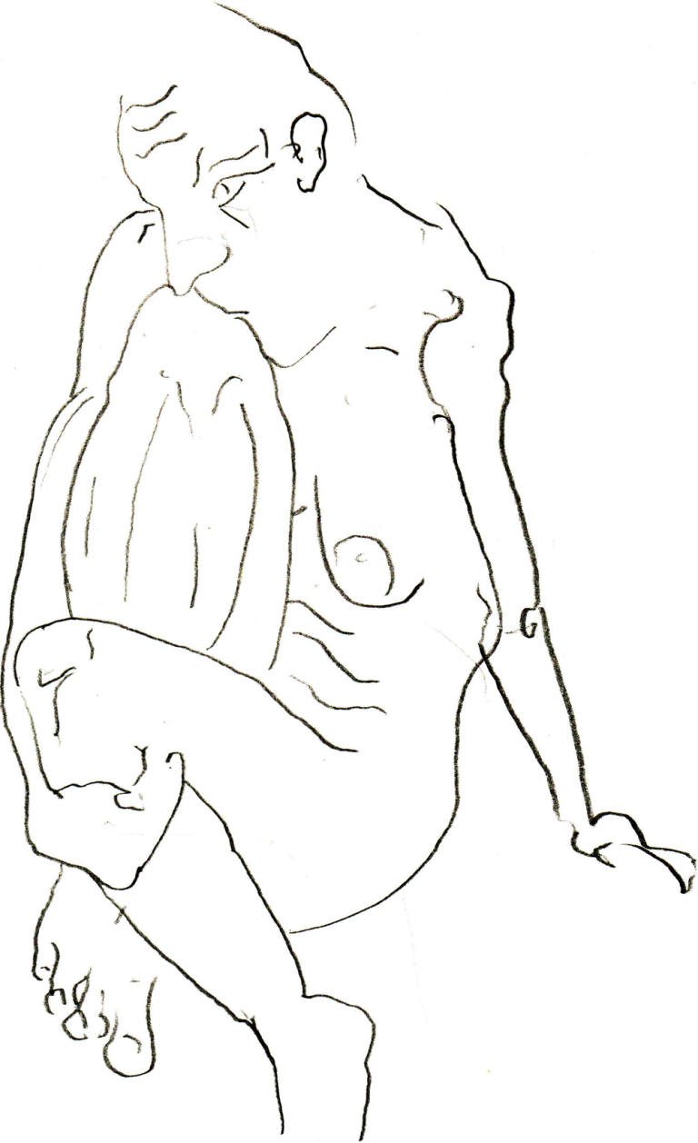 Knee Lip Preliminary Drawing