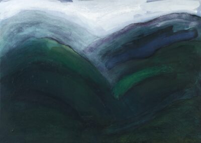 Back Paddocks 2014 oil painting on canvas 914 x 660 mm
