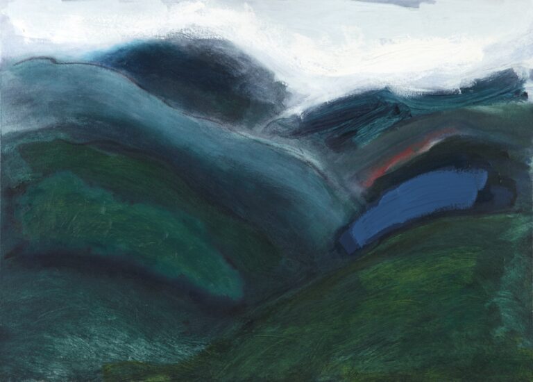 Ground Swell 2014 oil painting on canvas 914 x 660 mm