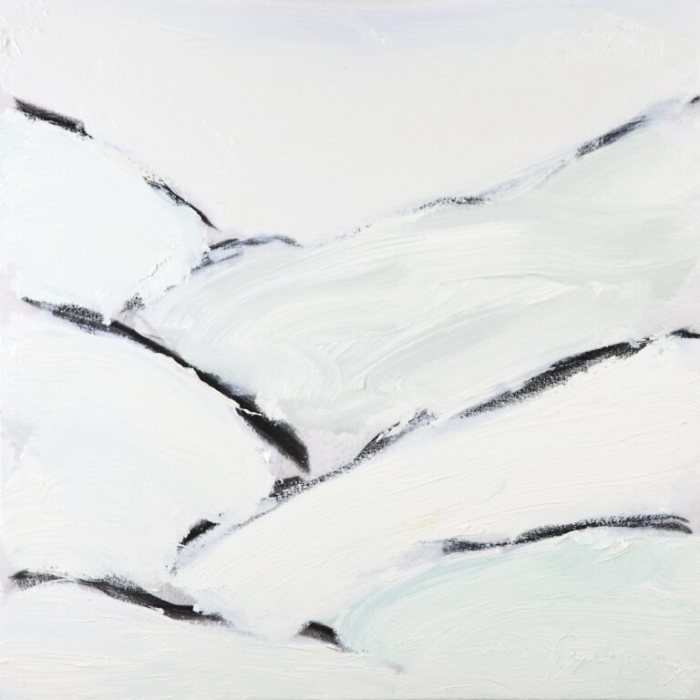 Spiccato Hills in Six-Eight 2014 oil painting on canvas 660 x 660 mm